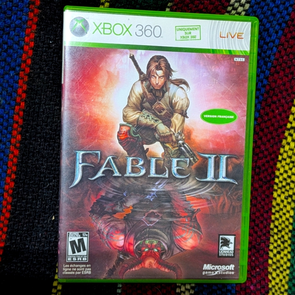 FABLE II * XBOX 360 LIVE Complete Game in Box | *FRENCH Version* | GC